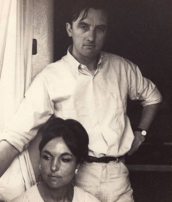 Паула Рего со своим мужем Виктором Виллингом, с которым у нее были страстные, но сложные отношения