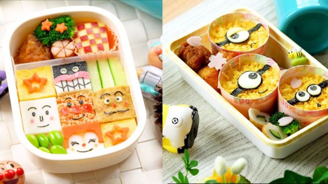 Những hộp bento có hình trang trí ngộ nghĩnh được trẻ em rất yêu thích