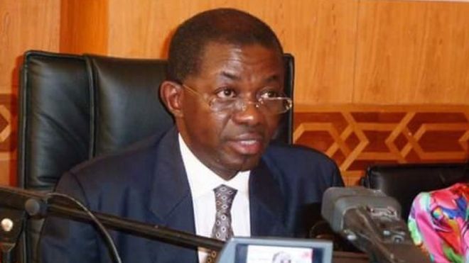 Séraphin Moundouga a annoncé son départ du poste de ministre de la justice.