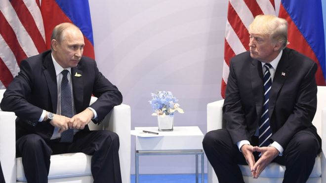 Vladimir Putin dan Donald Trump