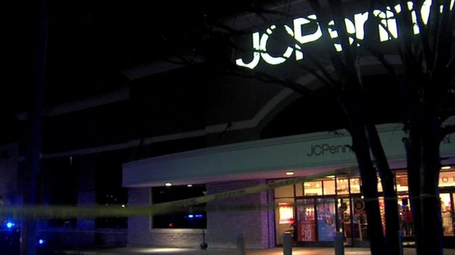 The exterior of a JC Penny store in the US