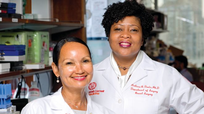 Le Dr Lisa Newman (à gauche) et le Dr Melissa B Davis (à droite) ont mené les recherches sur le cancer du sein