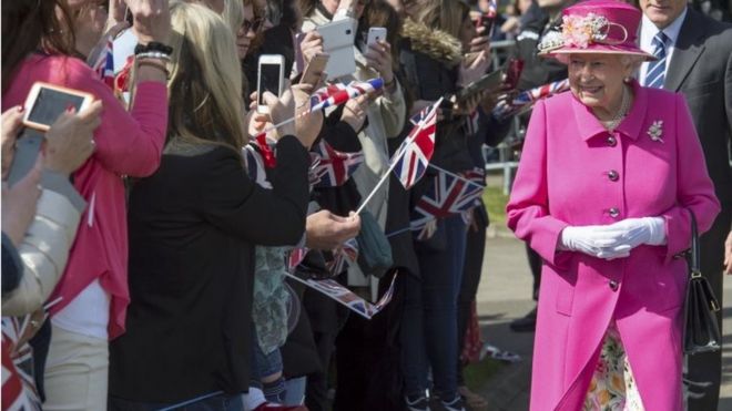Queen в Виндзоре на празднование 90-летия