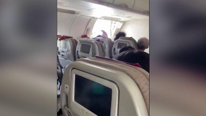 Plane cabin