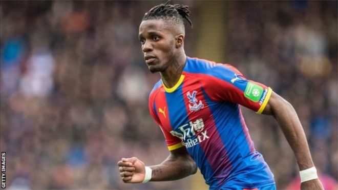 Mshambuliaji wa Crystal Palace Wilfried Zaha