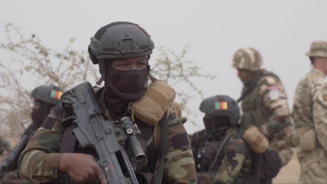 Военные учения в Сенегале