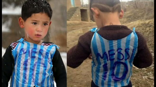 メッシ選手からジャージ送られたアフガン少年に誘拐脅迫