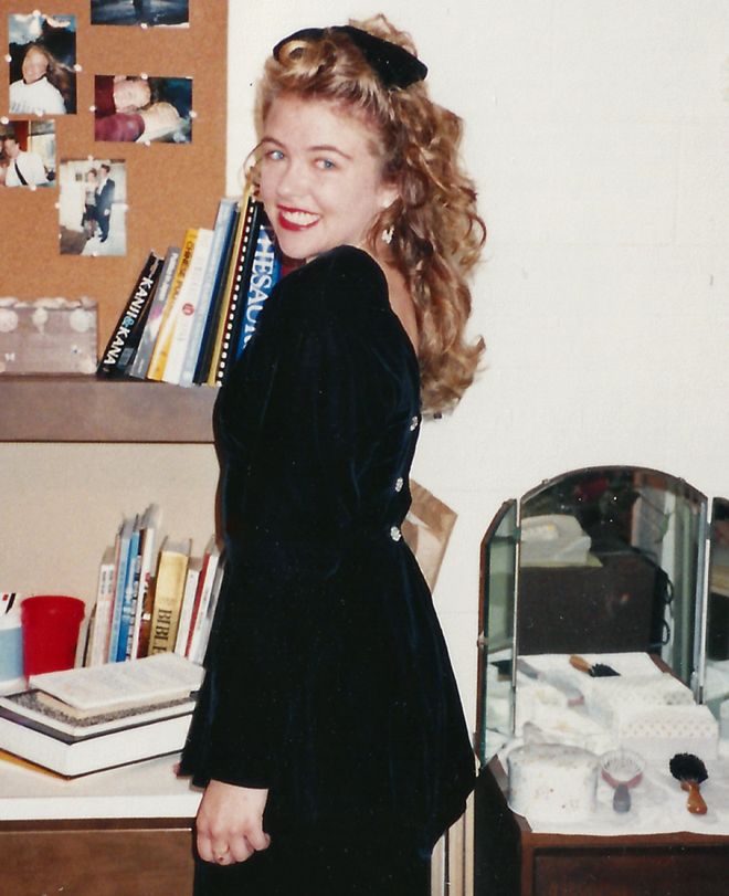 Кэти Кестнер в своей комнате университета