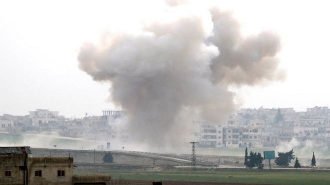 সারাকেব এলাকা বিমান হামলা