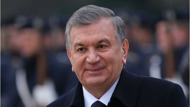Shavkat Mirziyoyev president of Uzbekistan