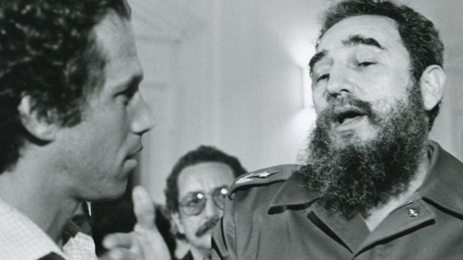 Jon Alpert y Fidel Castro (Foto: Jon Alpert / Keiko Tsuno)