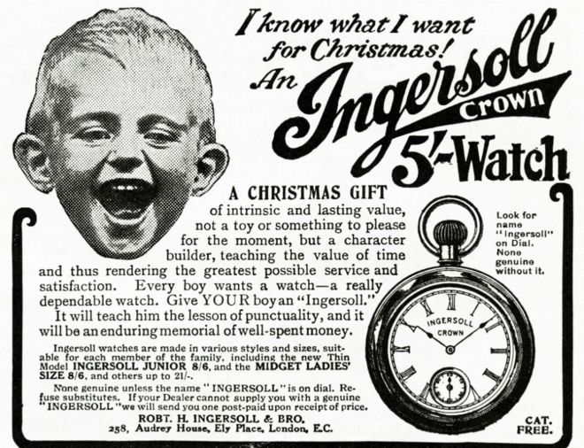 Реклама для часов