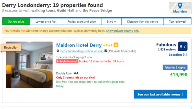 скриншот скриншота отеля maldron booking.com