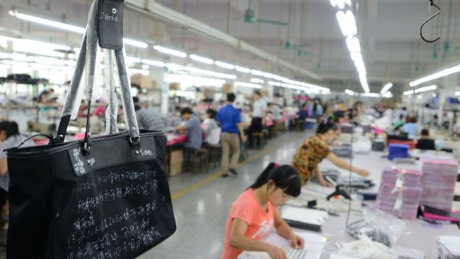 Завод по производству сумок в Шэньчжэне