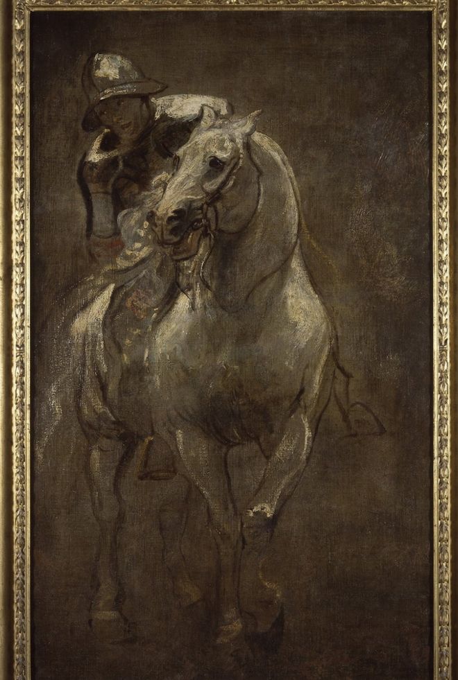 A Soldier On Horseback by Anthony Van Dyck