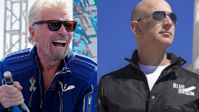Branson y Bezos