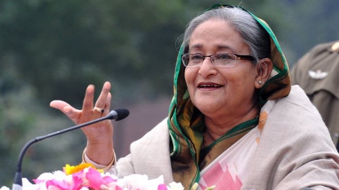 বাংলাদেশের প্রধানমন্ত্রী শেখ হাসিনা