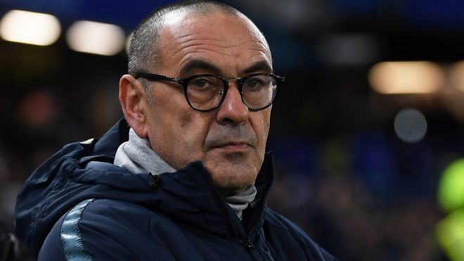 Mkufunzi maurizio sarri wa Chelsea