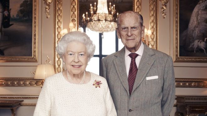Portrait of the Queen and the Duke of Edinburgh