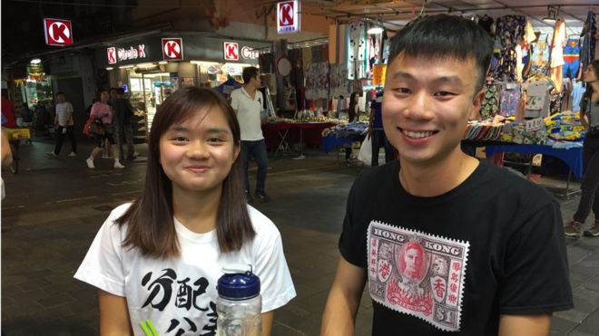 Left: Leung Suet Lam, 18 years old. Nickname “Bu”; Right Cheung Ka Ho, 20 years old. Nickname “Dicky”
