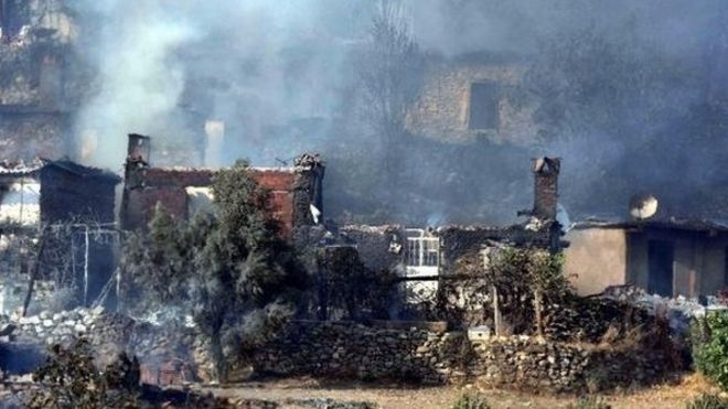 Muğla yangını