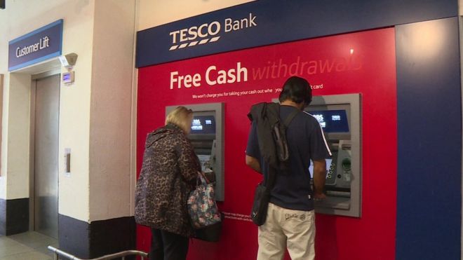 Tesco Bank Банкоматы