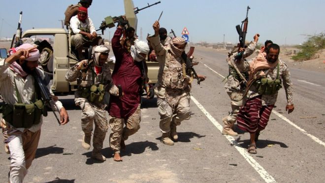 جنود في الجيش الحكومي اليمني