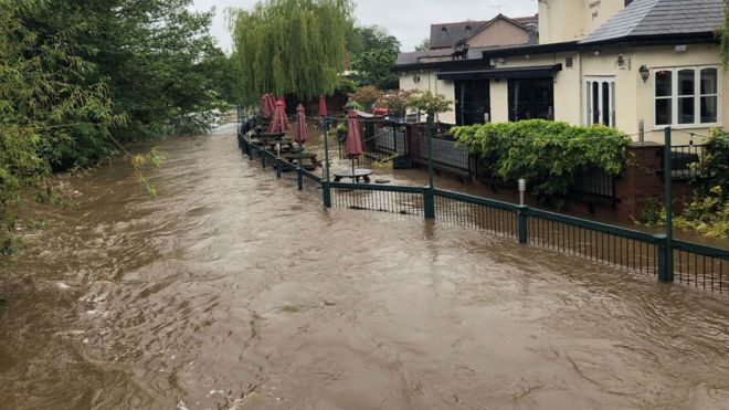 Наводнение в Уэльсе