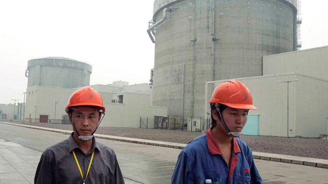Một nhà máy điện hạt nhân ở Trung Quốc