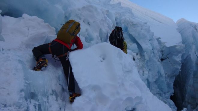 Ричард Паркс на Эвересте