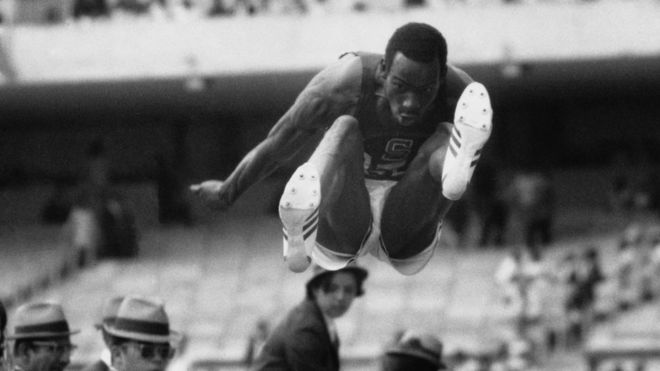 Bob Beamon en México 68.