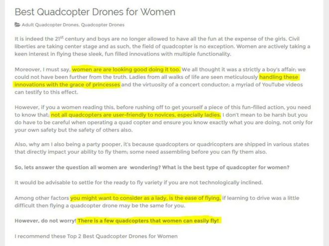 Лучшие дроны Quadcopter для женщин от quadcopter-drones.com