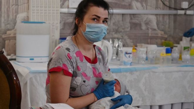 Nurse and baby