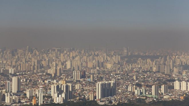 Poluição na cidade de São Paulo