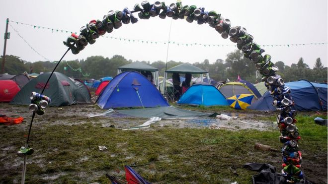 Палатки на фестивале