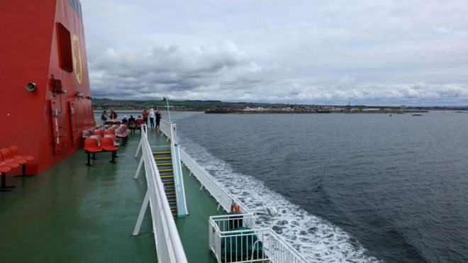 CalMac паром из Арран в Ардроссан