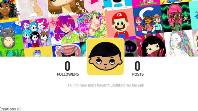 PopJam profile page