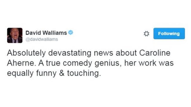 Совершенно разрушительные новости о Кэролайн Ахерн. Настоящий гений комедии, ее работы были одинаково забавными и трогательными.