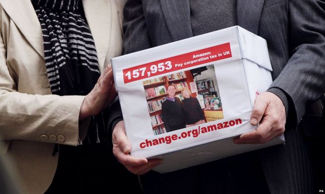 Петиция для Amazon по выплате справедливой доли британского налога - 2013