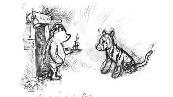 original winnie the pooh drawings