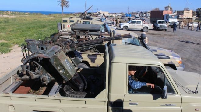 Forces from Misrata arrive in Tripoli to defend it from rebel troops