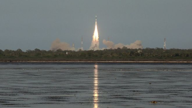 Geosynchronous Satellite Launch Vehicle Mark III" หรือ GSLV Mk-III เคยถูกส่งขึ้นสู่อวกาศได้สำเร็จเมื่อปี 2017 