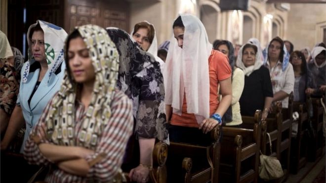 Христиане-копты в Каире (файл фото)