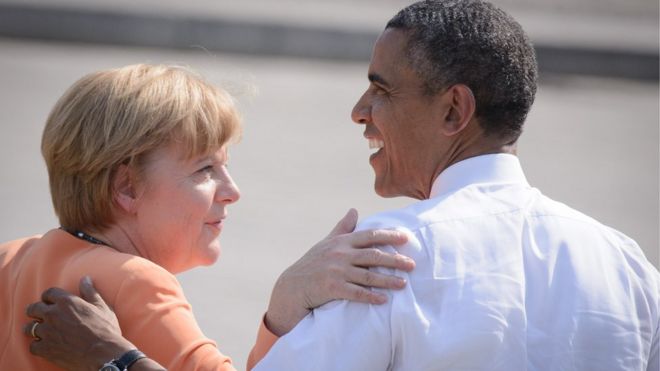 Обама и Меркель, Берлин, май 2013 г.