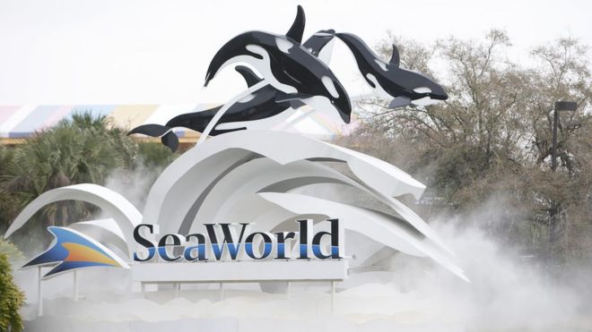 Знак SeaWorld Орландо