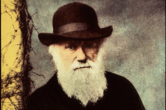 Darwin'in 1874'te çekilen bu fotoğrafı 1995'te renklendirildi