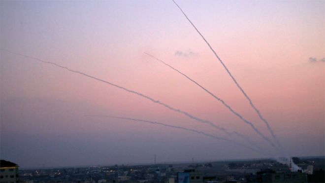 Ракеты запущены из сектора Газа 12 ноября 2018 года