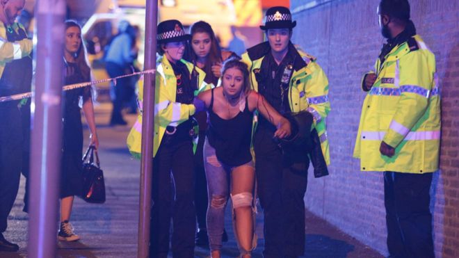 Woman injured in Manchester blast