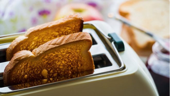 Browning toast too much could be health risk