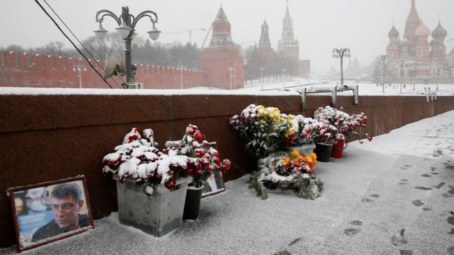 Храм для российского оппозиционного политика Бориса Немцова на Большом Москворецком мосту